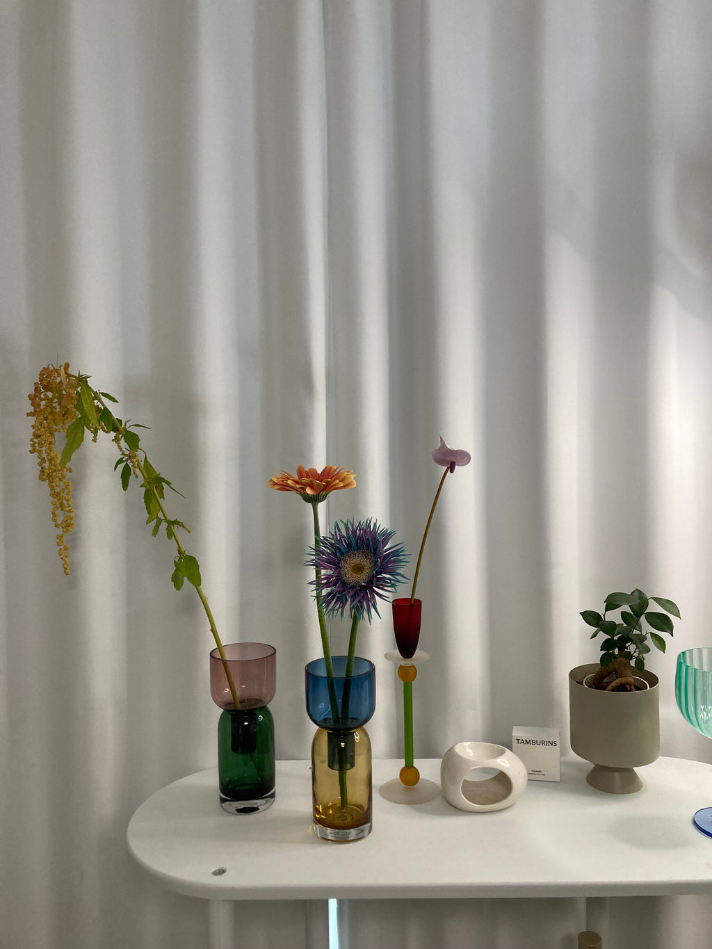 Reversible 3way Glass Vase – Red