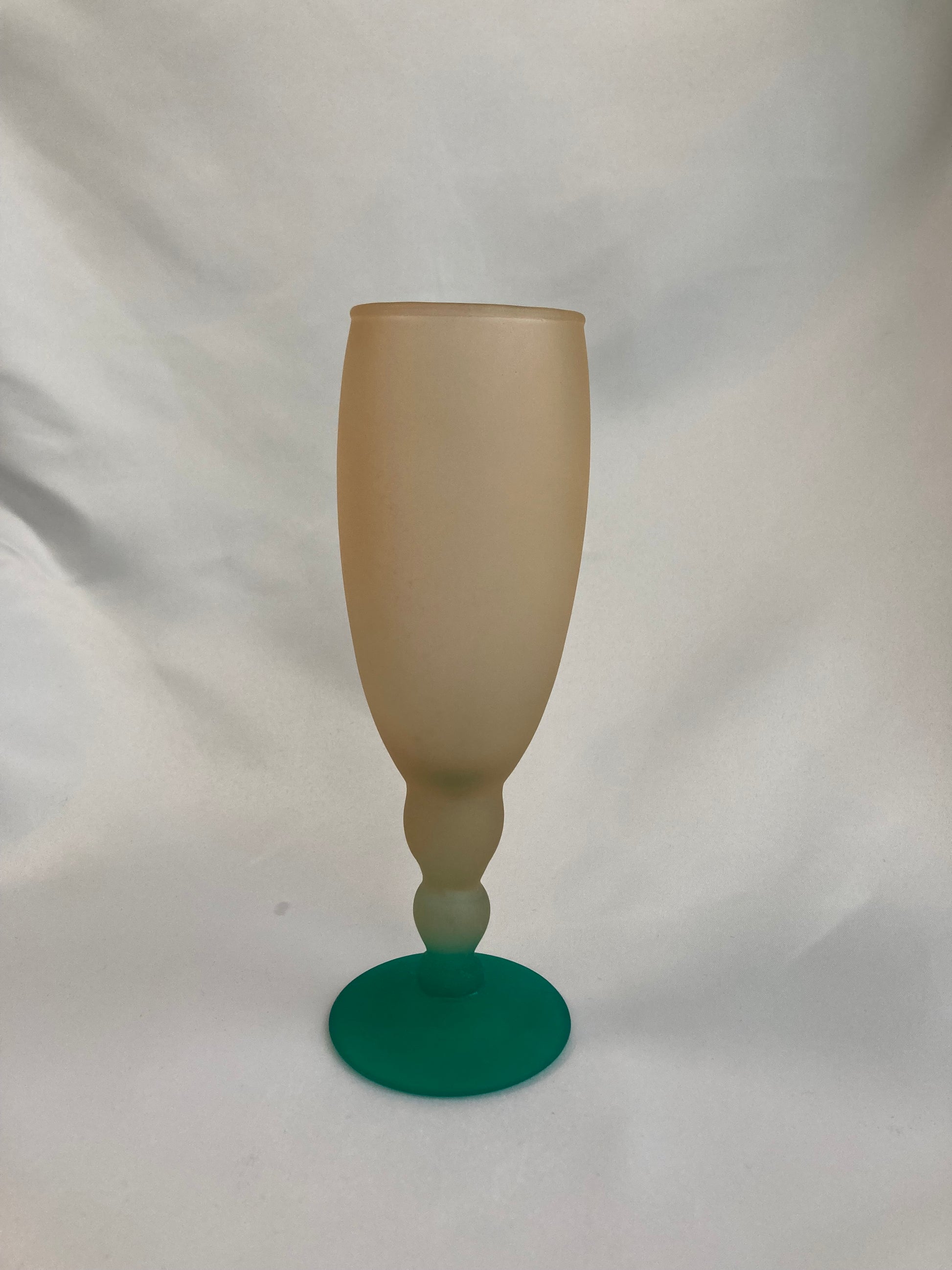 Frosted Bubble Stemmed Glasses