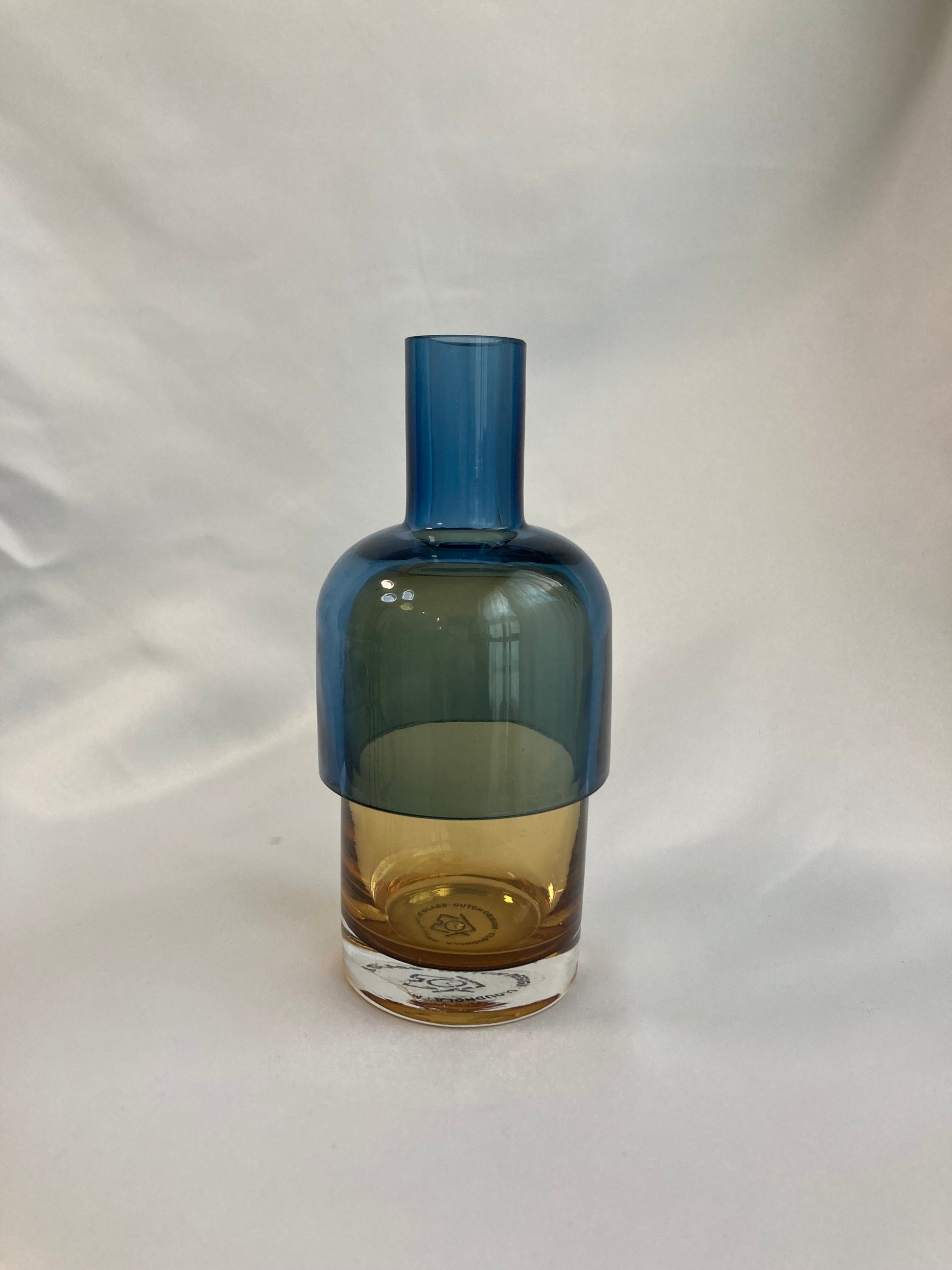 Reversible 3way Glass Vase – Blue