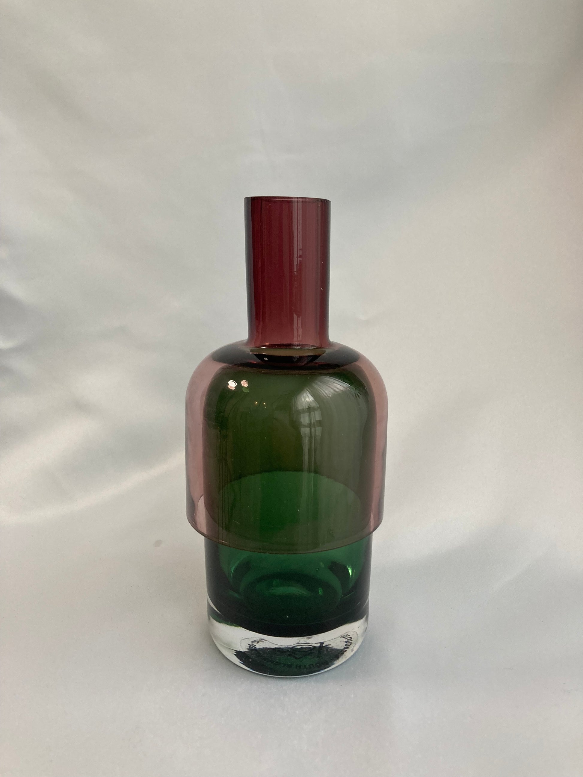 Reversible 3way Glass Vase – Red