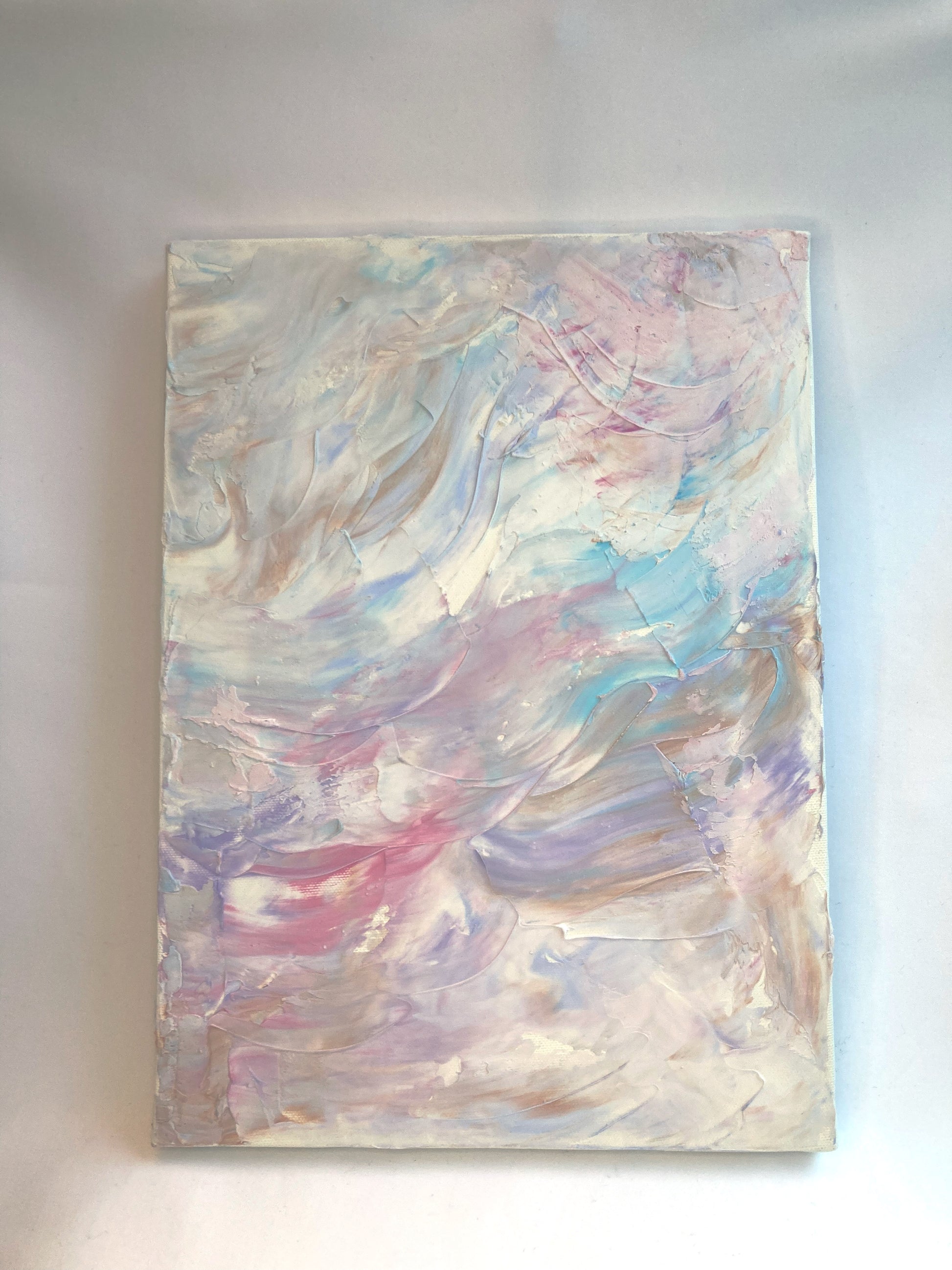 abstract canvas art – pastel harmony